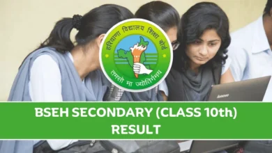 Board of Education haryana, result of clas 10th, 2024
